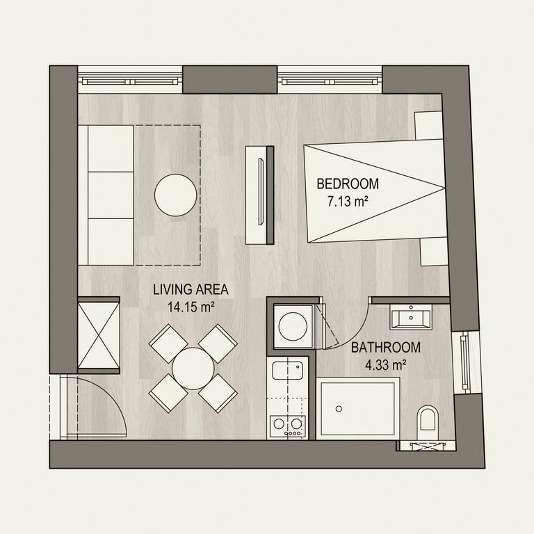 Apartment 4 You In سبليت الغرفة الصورة